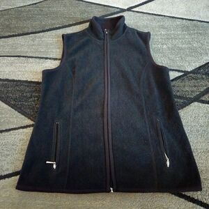 Karen Scott Sport Black Sweater Vest
